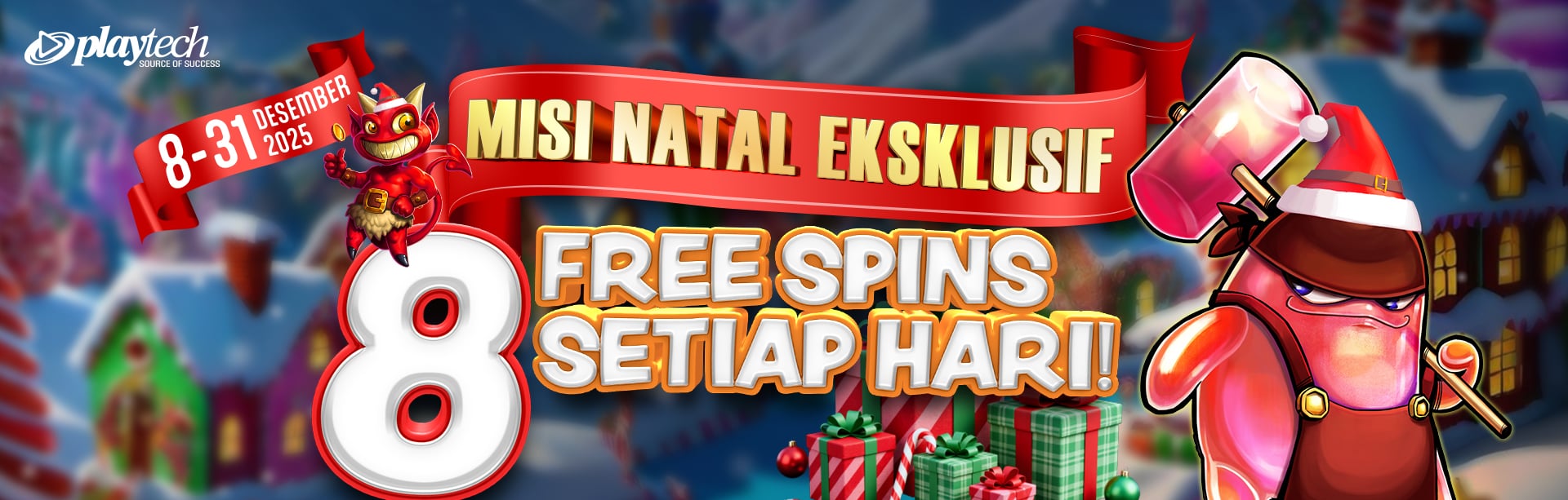 PLAYTECH - EXCLUSIVE CHRISTMAS MISSION CAMPAIGN